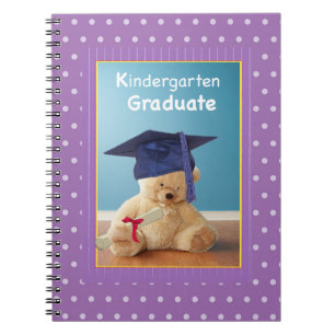 Kindergarten Graduation Teddy Bear Notebook