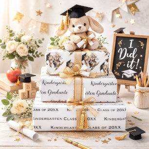 Kindergarten Graduation Wrapping Paper Sheet