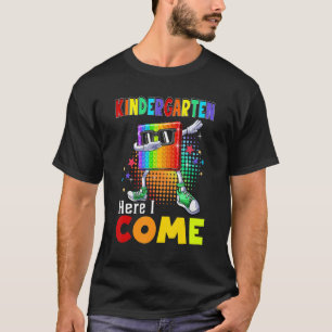 Kindergarten Here I Come Fidget Toy Back To School T-Shirt