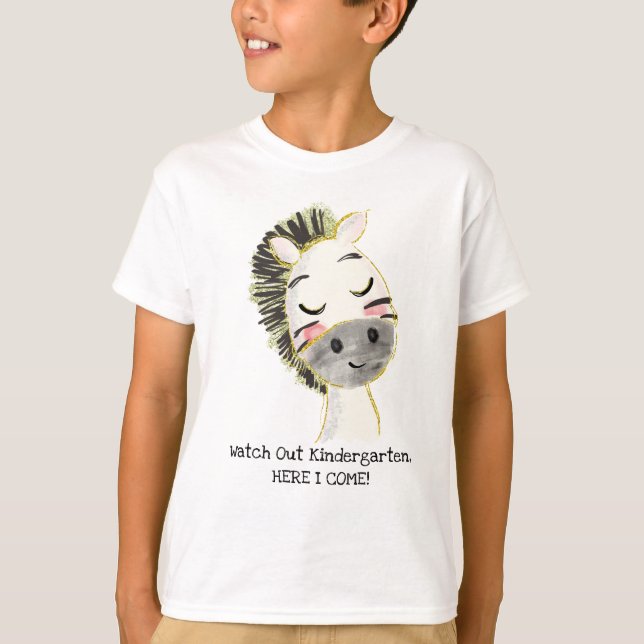 Kindergarten Here I Come T-Shirt (Front)