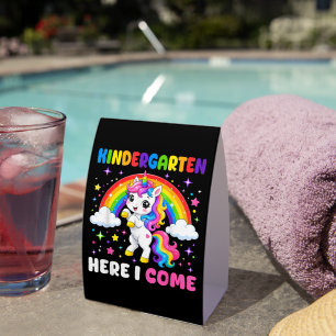 Kindergarten Here I Come Unicorn Back to School