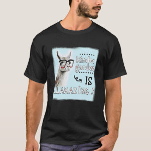 Kindergarten is Llamazing Llama Back To School Tea T-Shirt