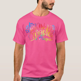 Kindergarten Is Magical Unicorn Team Tie Dye  T-Shirt