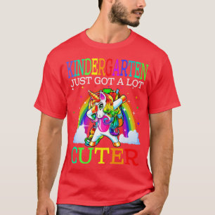 Kindergarten Just Got A Lot Cuter Unicorn Back To  T-Shirt