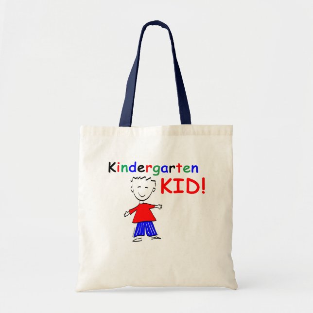 Kindergarten Kid Boys Book Bag (Front)