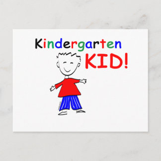 Kindergarten Kid Boys Postcard