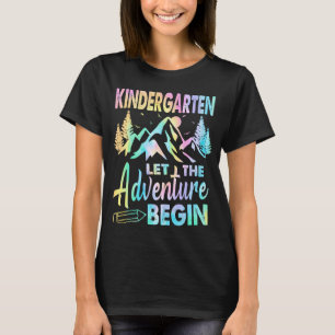 Kindergarten Let The Adventure Begin Back To Schoo T-Shirt