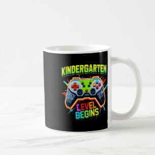 Kindergarten Level Begins Pixel Gamer School Tee 1 Coffee Mug
