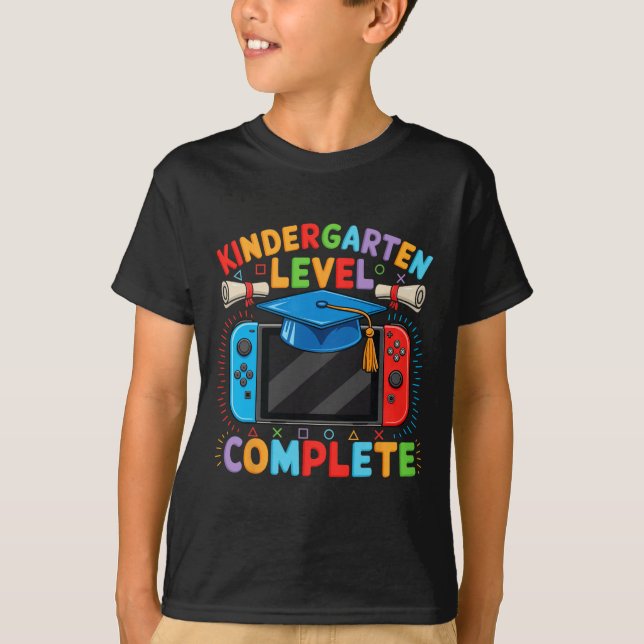 Kindergarten Level Complete Cl Of 2025 Graduation  T-Shirt (Front)