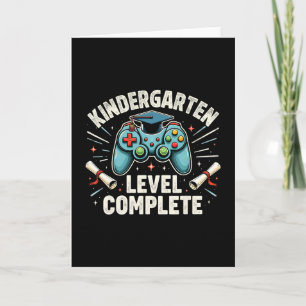 Kindergarten Level Complete Funny Graduation 2025 Card