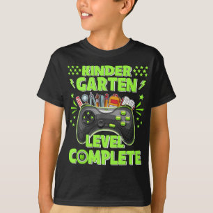 Kindergarten Level Complete Gamer Class Of 2023 T-Shirt