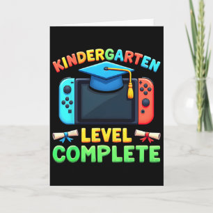 Kindergarten Level Complete Graduation Cl 2025 Boy Card