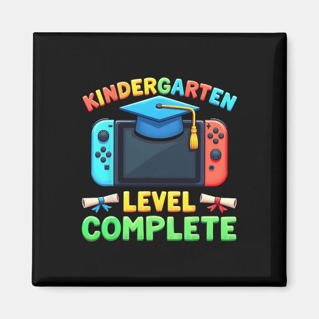 Kindergarten Level Complete Graduation Cl 2025 Boy Magnet (Front)