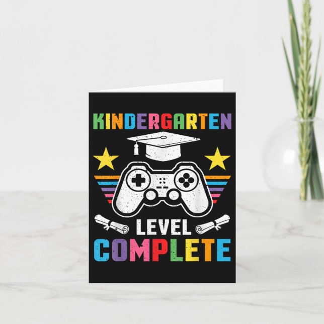 Kindergarten Level Complete Graduation Cl 2025 Gam Card (Front)