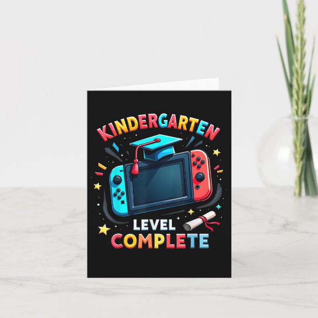 Kindergarten Level Complete Graduation Cl 2025 Gam Card (Front)