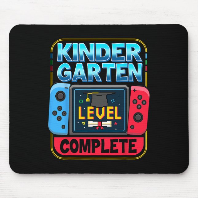 Kindergarten Level Complete Graduation Cl Of 2025  Mouse Mat (Front)