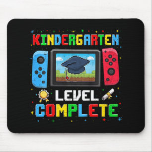 Kindergarten Level Complete Last Day Of School Gra Mouse Mat