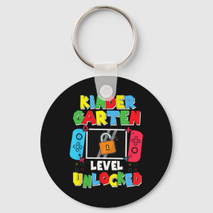 Kindergarten Level Unlocked Back To School First D Key Ring