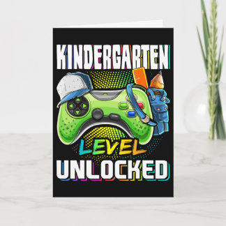 Kindergarten Level Unlocked Video Game Byck To Sch Card