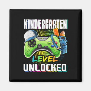 Kindergarten Level Unlocked Video Game Ck To Schoo Magnet