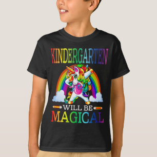 Kindergarten Magical Unicorn First Day Of School T-Shirt