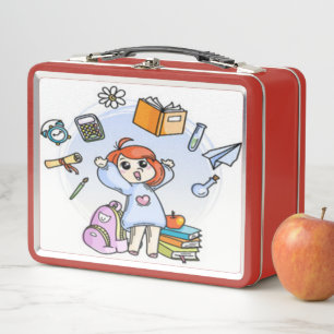 Kindergarten Metal Lunch Box