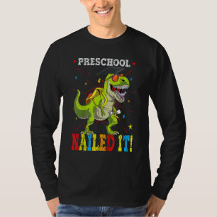 Kindergarten Nailed It Cute Unicorn Face Graduatio T-Shirt