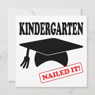 Kindergarten Nailed It Invitation