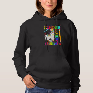 Kindergarten No Prob Llama First Day Back To Schoo Hoodie