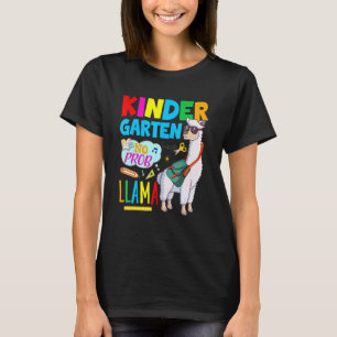 Kindergarten No Prob Llama Kinder Students Teacher T-Shirt