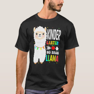 Kindergarten No Prob Llama Teacher Back To School T-Shirt