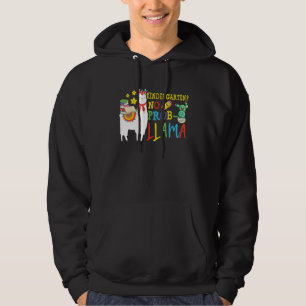 Kindergarten No Prob Llama Teacher Student Back To Hoodie