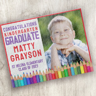 Kindergarten Photo Graduation Jigsaw Puzzle