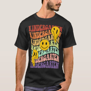 kindergarten pre k teacher Back To School Retro sm T-Shirt
