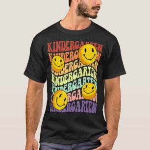 kindergarten pre k teacher Back To School Retro sm T-Shirt