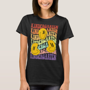 kindergarten pre k teacher Back To School Retro sm T-Shirt