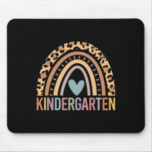 Kindergarten Rainbow Girls Boys Teacher Team Kinde Mouse Mat