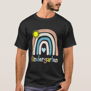 Kindergarten Rainbow Team Hello Kinderrocks Squad T-Shirt