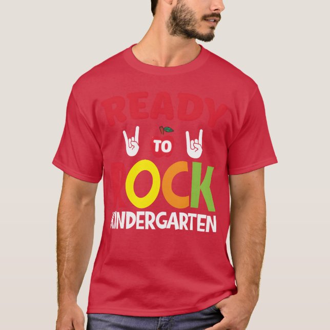 Kindergarten Rock gift T-Shirt (Front)