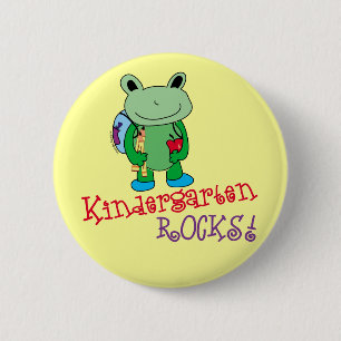 Kindergarten Rocks 6 Cm Round Badge