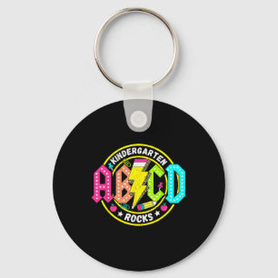 Kindergarten Rocks Abcd Ck To School Funny Rock Te Key Ring