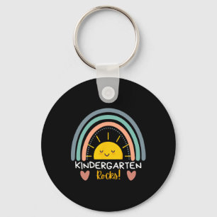 Kindergarten Rocks Kindergarten Teacher Team Back Key Ring