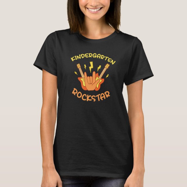 Kindergarten Rockstar   T-Shirt (Front)