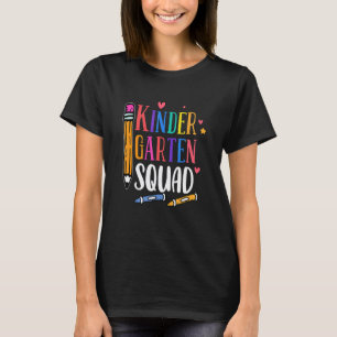Kindergarten Squad Back To School Kindergarten Tea T-Shirt
