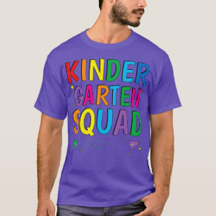 Kindergarten Squad Back To School Preschool PreK T-Shirt