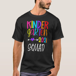 Kindergarten Squad Teacher Student Team Back To Sc T-Shirt