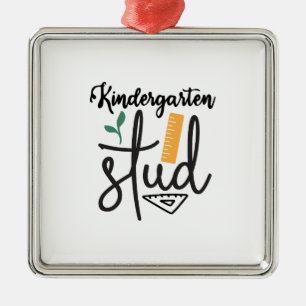 Kindergarten Stud Metal Tree Decoration