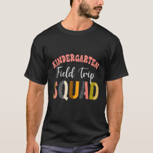 Kindergarten Students School Zoo Field Trip Squad T-Shirt