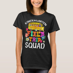 Kindergarten Students School Zoo Field Trip Squad T-Shirt