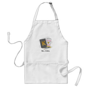 Kindergarten Teacher Coffee Notebook Custom Standard Apron